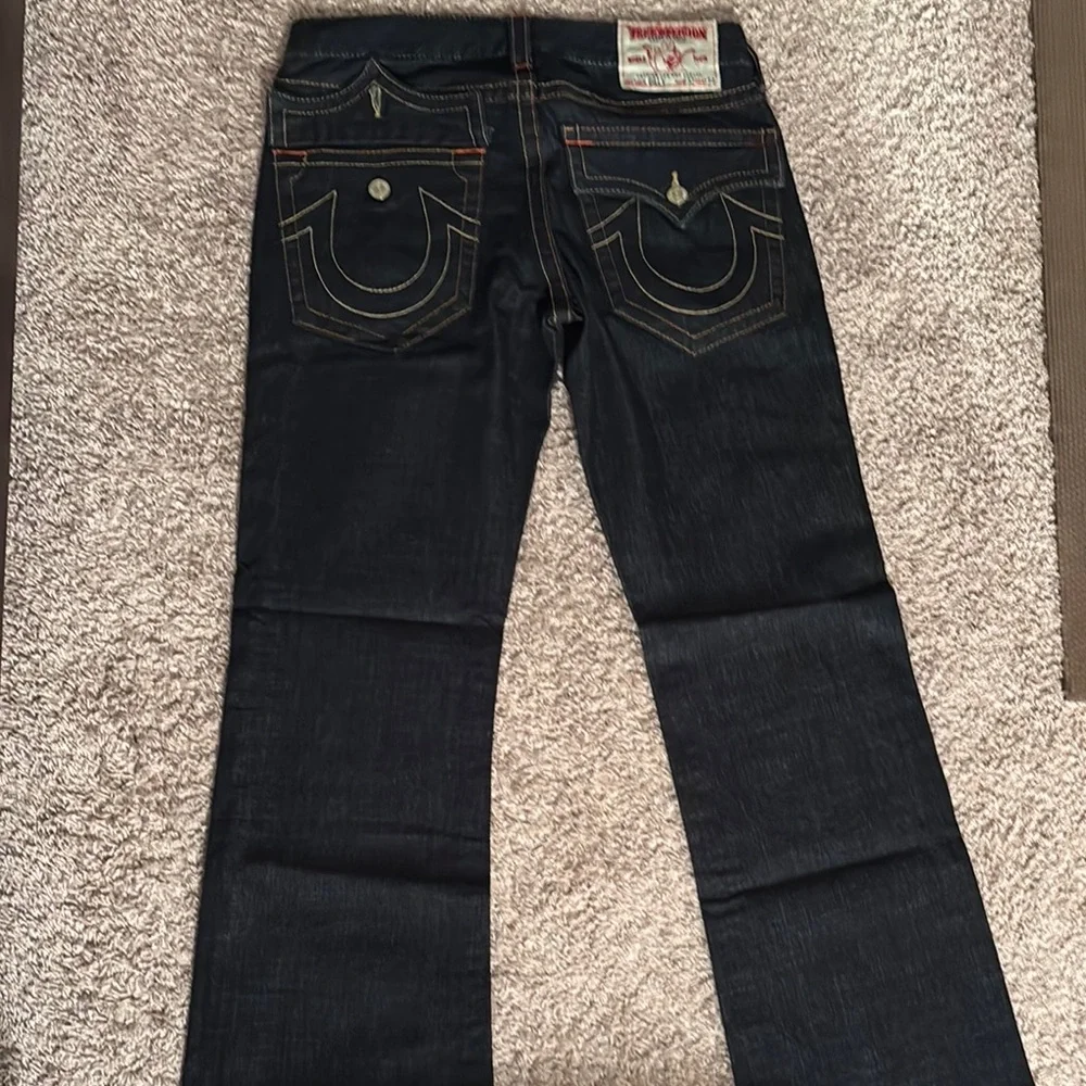 True Religion Black Bootcut Jeans Classic Style